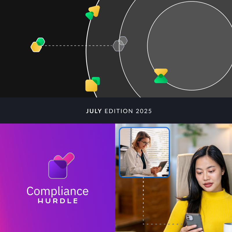 Hurdle July Editions 2025 featuring articles on Compliance, Clinical Pathways and management solutions